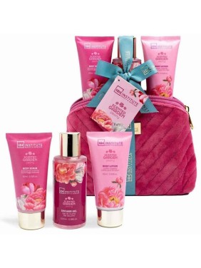 IDC Scented Garden Peony Cosmetic Bag Set (42245)
