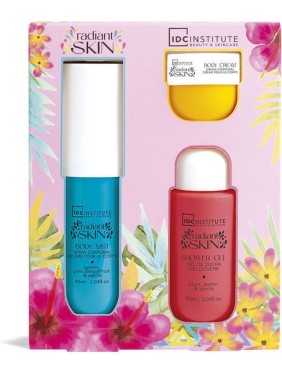 IDC Institute Radiant Skin Σετ Περιποίησης για Καθαρισμό Σώματος & Λάμψη 3τμχ (90323)