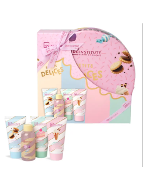 IDC Institute Petits Délices 4-Piece Spa Bath Set Tin (99327)