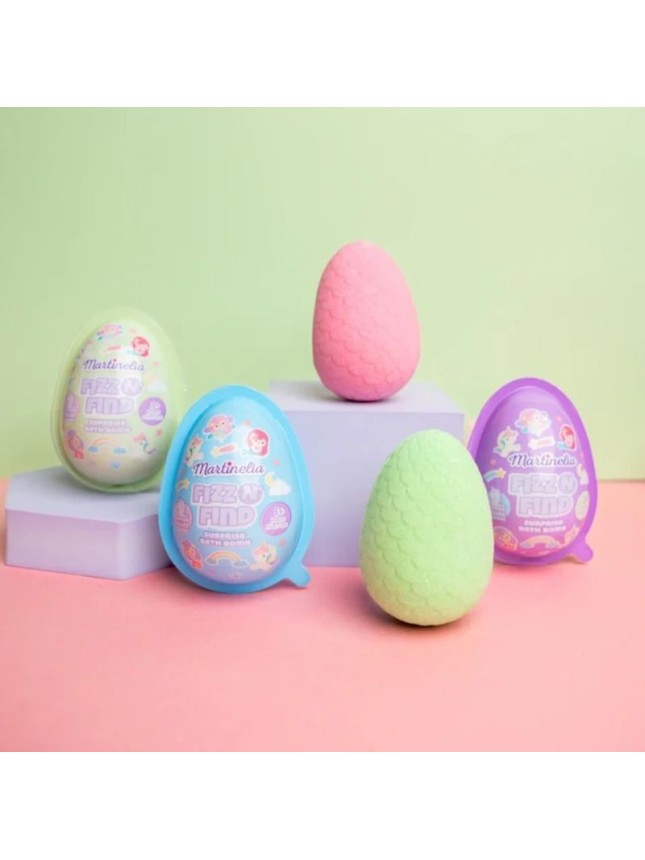 MARTINELIA egg bath bomb with surprise, 150 g