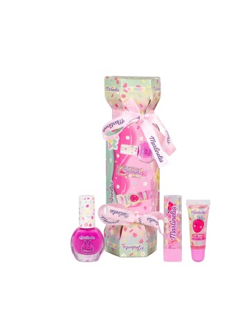 Martinelia Yummy Cracker - Σετ Δώρου Καραμέλα με Βερνίκι & Lip Balm Φράουλα (44300)