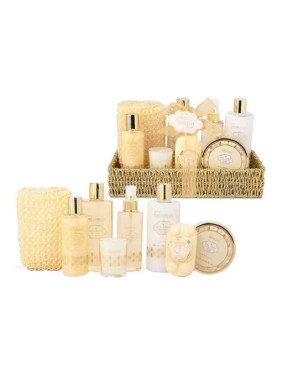 IDC Institute Scented Bath Gold Basket Set Vanilla & Bergamot Σετ Δώρου (99263) IDC Institute Scented Bath Gold Basket Set Vanilla & Bergamot Σετ Δώρου (99263)