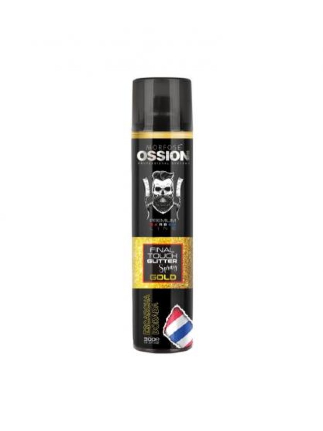 Morfose Ossion Glitter Σπρέυ Μαλλιών Χρυσό - 300ml (10520)