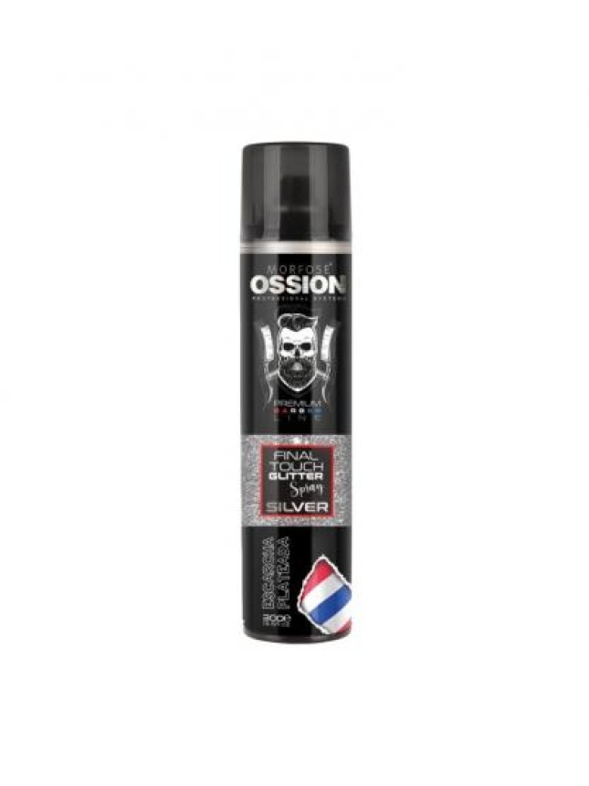 Morfose Ossion Glitter Σπρέυ Μαλλιών Ασημί - 300ml (10521)