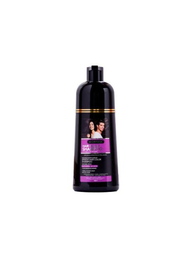 Morfose Speedy Hair Color Σαμπουάν Βαφής Μαλλιών Μαύρο - 420ml (10080)