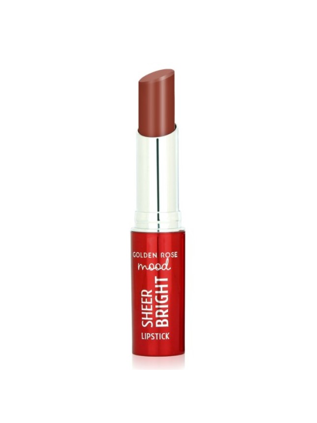 Golden Rose Mood Sheer Bright Lipstick 105 Hazelnut