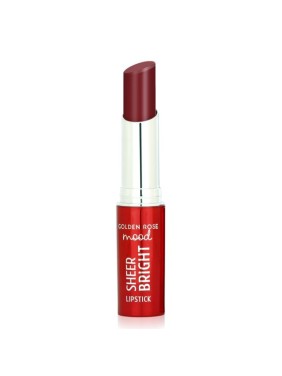 Golden Rose Mood Sheer Bright Lipstick 108 Rosy Plum