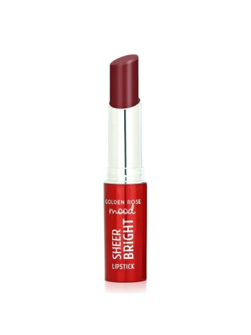 Golden Rose Mood Sheer Bright Lipstick 108 Rosy Plum
