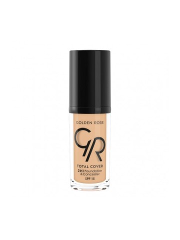 Golden Rose Total Cover 2 in 1 Foundation & Concealer 03 Almond