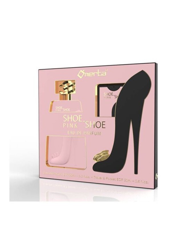 Omerta Set Shoe-Shoe Pink Edp 100ml + Pocket Perfume 20ml