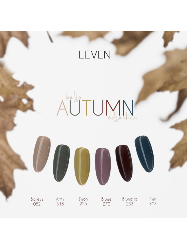 Leven | Ημιμόνιμα βερνίκια Hello Autumn (5+1 Δώρο)