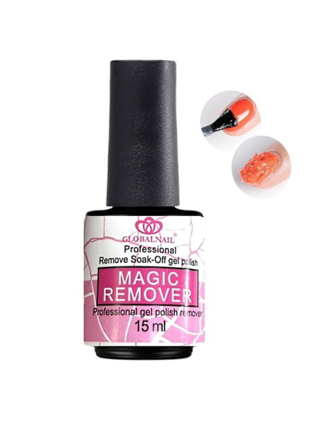 Magic Remover Αφαίρεσης Ημιμόνιμου Globalnail 15ml