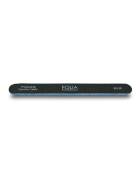 Folia Cosmetics Nail File Straight Black 80/80 (F-121) Folia Cosmetics Nail File Straight Black 80/80 (F-121)