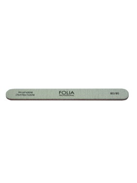 Folia Cosmetics Nail File Grey Straight 80/80 (F-127) Folia Cosmetics Nail File Grey Straight 80/80 (F-127)