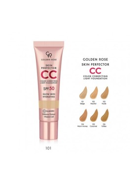Golden Rose Skin Perfector CC Light Foundation 101 Beige 30ml