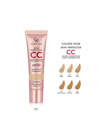 Golden Rose Skin Perfector CC Light Foundation 102 Neutral 30ml