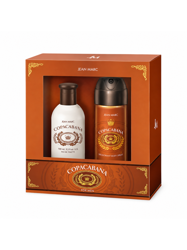 Jean Marc Copacabana Gift Set Eau de Toilette 100ml & Body Spray 150ml