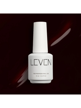 Leven | Ημιμόνιμο βερνίκι 15ml no. 030 Burgundy Leven | Ημιμόνιμο βερνίκι 15ml no. 030 Burgundy