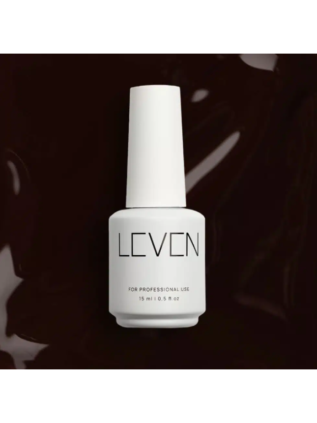Leven | Ημιμόνιμο βερνίκι 15ml no. 394 Dark Choco