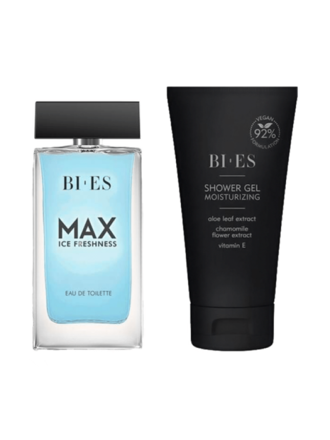 Bi-Es Max Ice Freshness Set for Men – Άρωμα EDT 90ml & Shower Gel 150ml